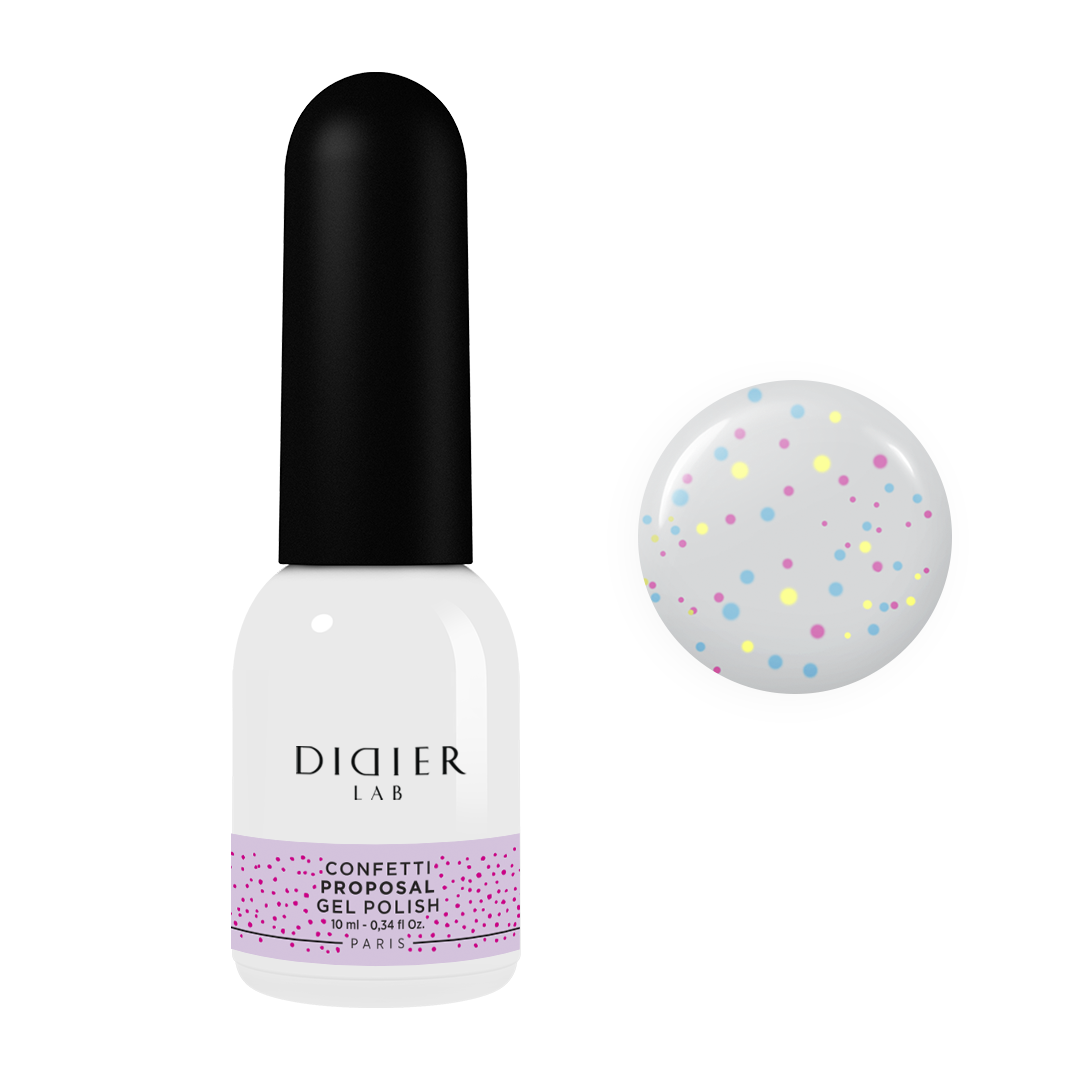 Gel polish "Didier Lab", Confetti, Proposal