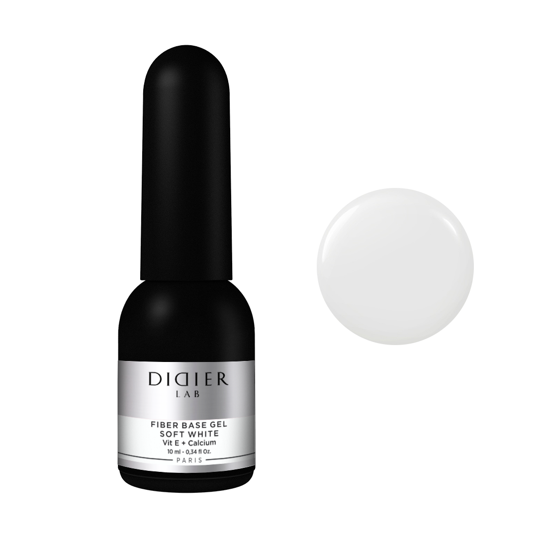 Fiber base coat "Didier Lab", Soft White, 10ml