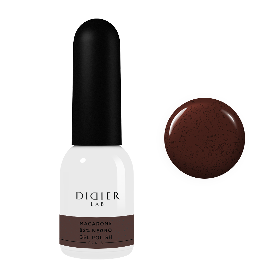 Gel polish "Didier Lab", Macarons, 82% Negro