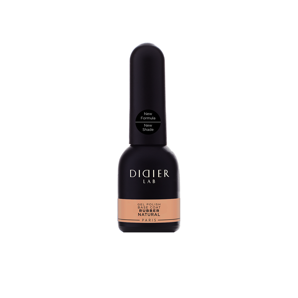 Gel polish, Rubber base coat, natural, 10ml