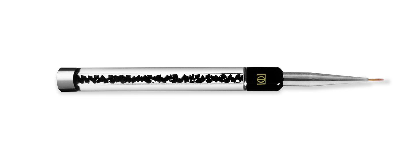 Nail art brush "Didier Lab", black stones