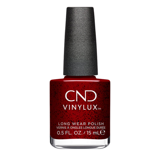 CND VINYLUX NEEDLES & RED 15ml.