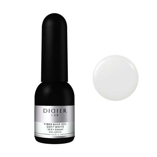 Fiber base coat "Didier Lab", Soft White, 10ml