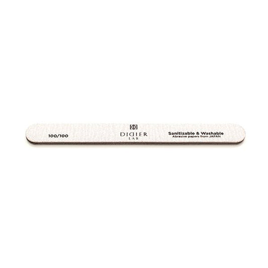 "Didier Lab" Nail file, straight, speedy zebra, 100/100