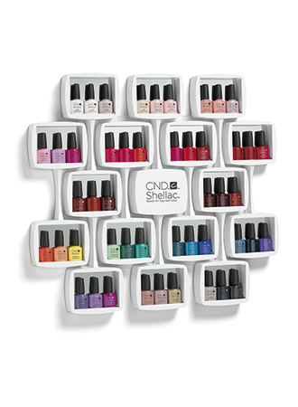 CND™ SHELLAC™ sienas stends (Wall display) 48 gab.